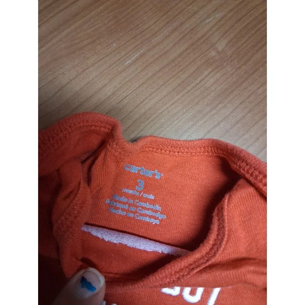 Carter's One Piece Bodysuit Tiny But Mighty Unisex Baby Size 3 Months